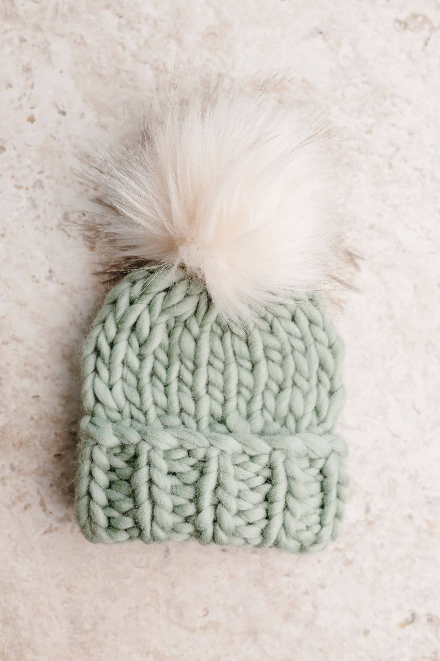 CUPCAKE BEANIE KNITTING PATTERN - 0-3 MONTHS