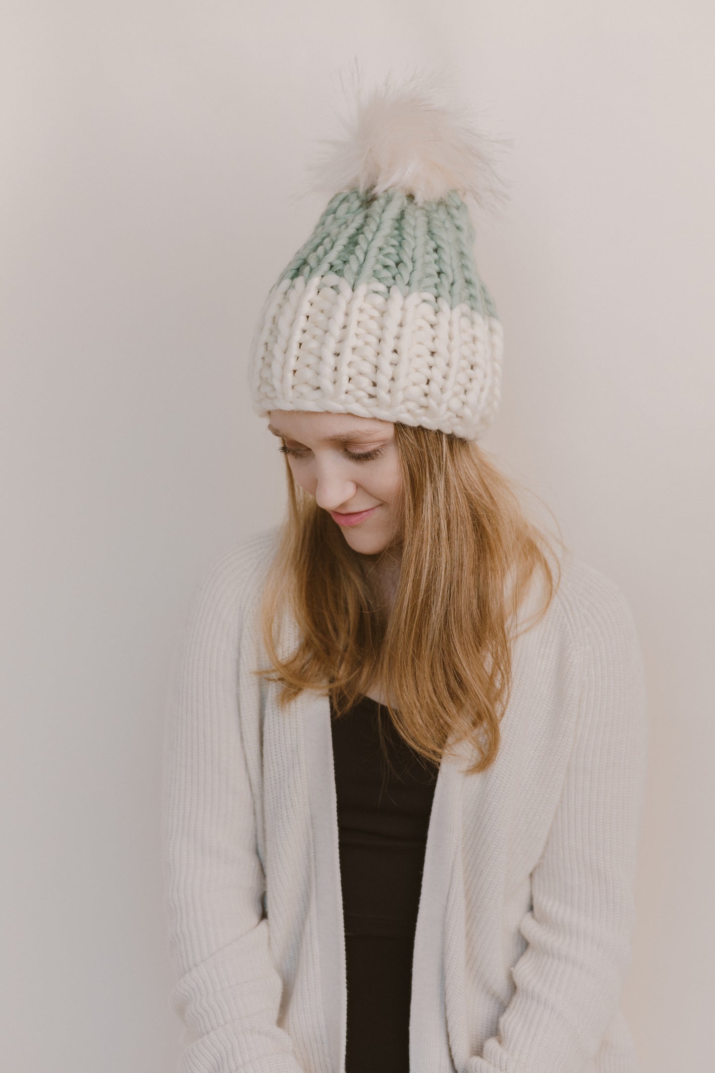 Winter Mint - Adult Luxury Beanie