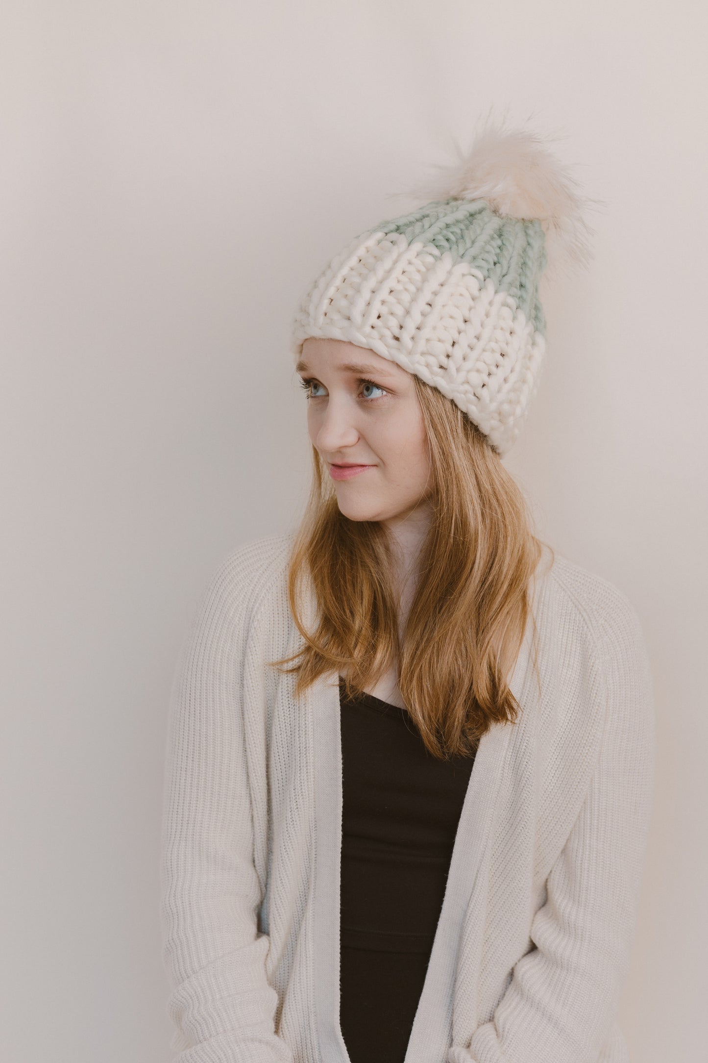 Winter Mint - Adult Luxury Beanie