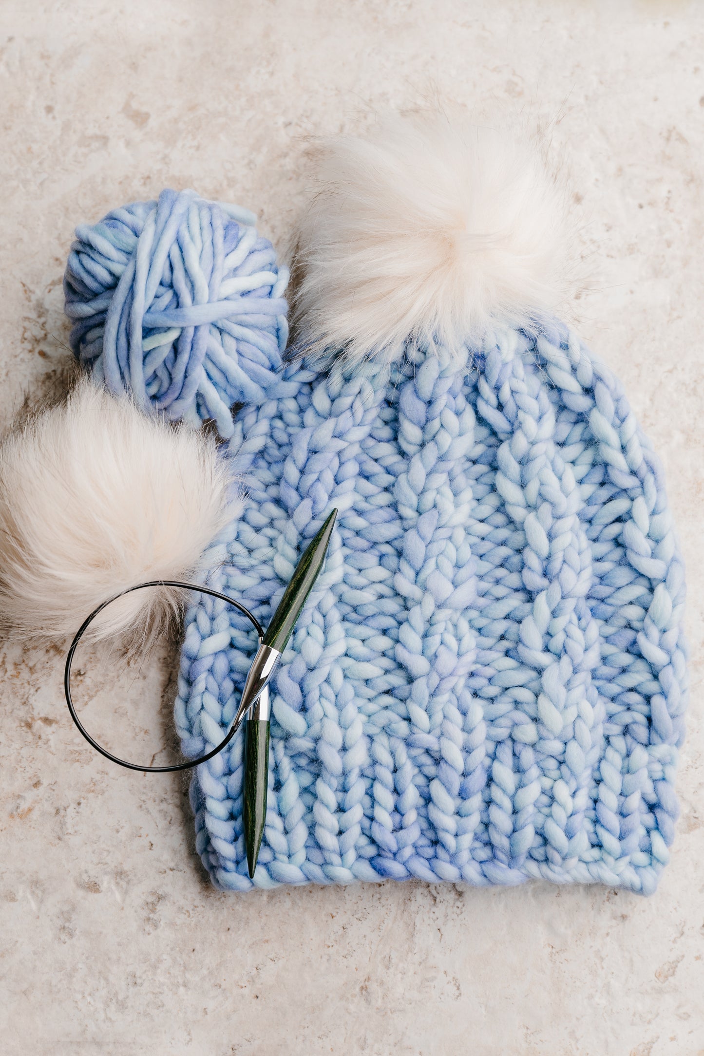 UPTOWN GIRL BEANIE - KNITTING PATTERN