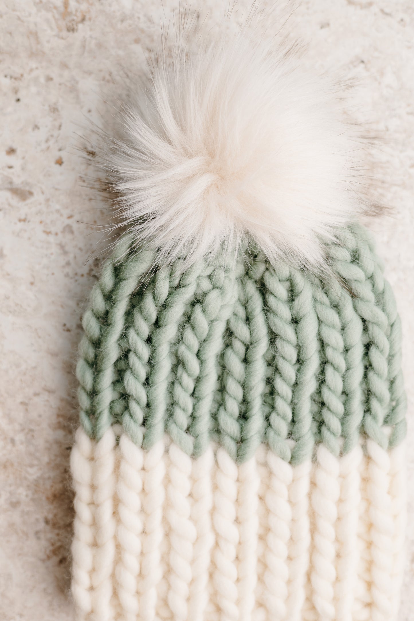 Winter Mint - Adult Luxury Beanie