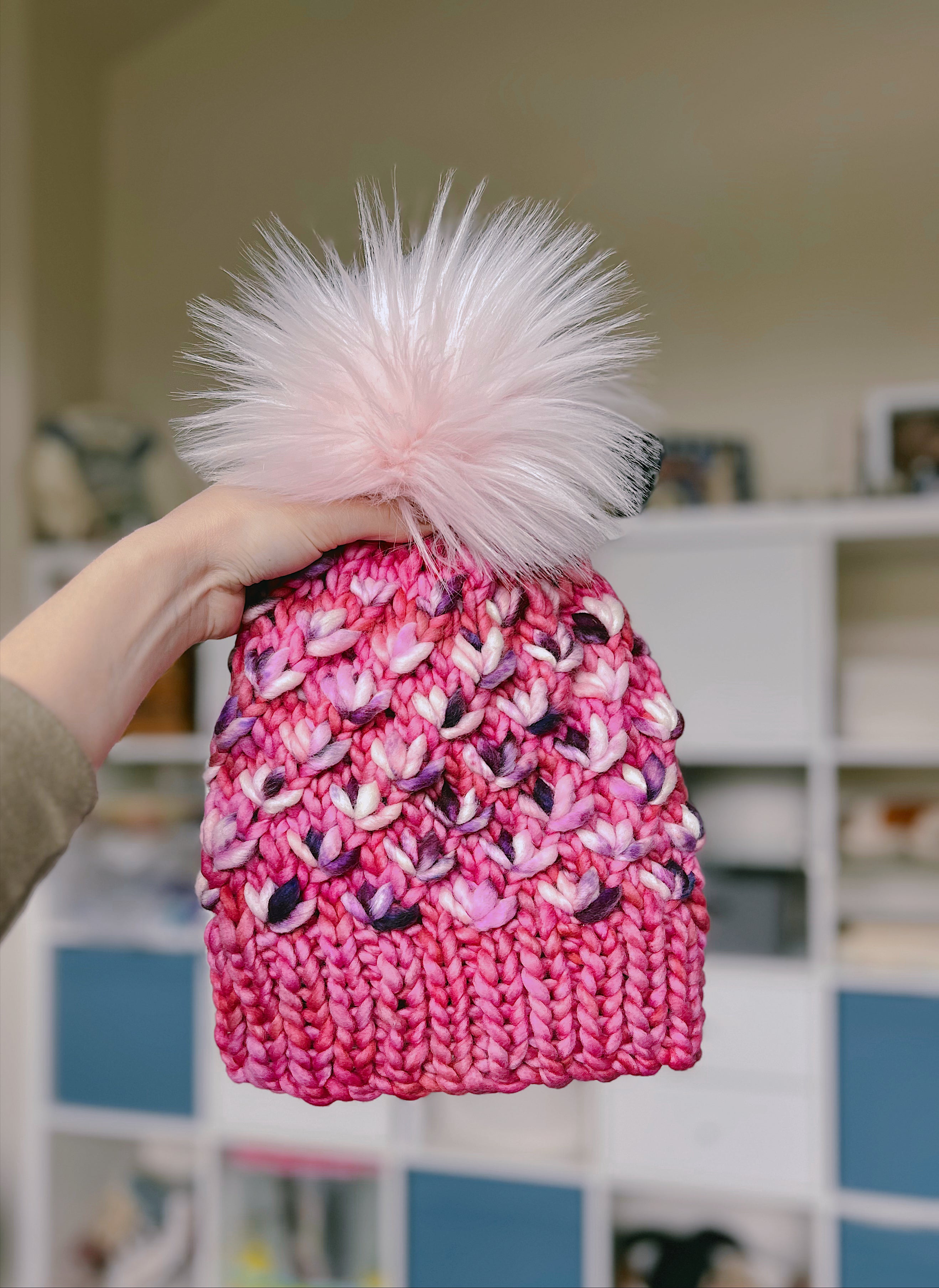 Uptown Girl Knit Beanie - Blue Haze – Maddie Lynn & Co
